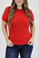 The Ribbed Basic Crewneck Tee