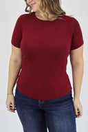 The Ribbed Basic Crewneck Tee