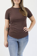 The Ribbed Basic Crewneck Tee