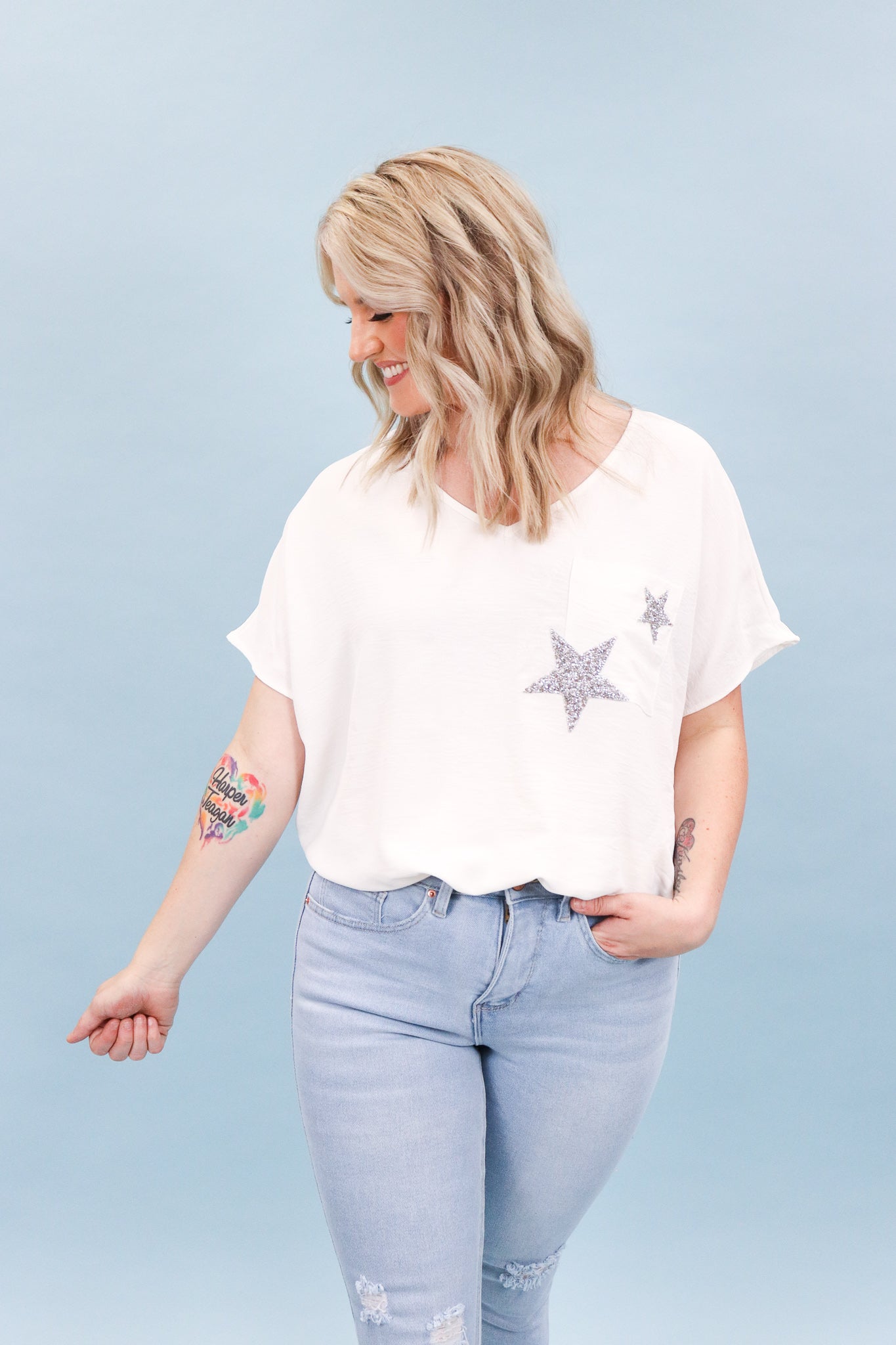 Star Of The Show V-Neck Top