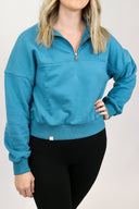 The Crop Weekender Quarter Zip - Final Sale