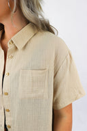 Vacay Linen Top