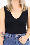 The Essential Crop | V Neck Top Bralette - Final Sale