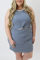 Cut Out Front Tie Dress