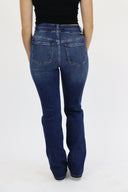 Bootcut Jean - Dark Wash Double Button