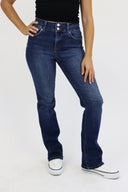 Bootcut Jean - Dark Wash Double Button