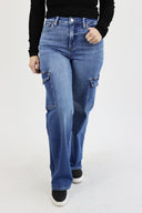 Wide Leg Jeans - Cargo