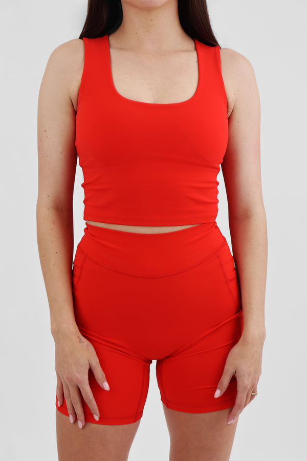 The Everyday Athletic Tank - Red / XS