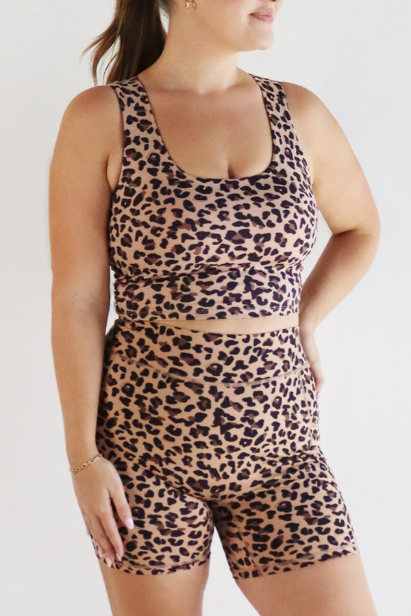 The Everyday Athletic Tank - Leopard / XS