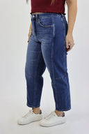 Barrel Jeans - Medium Dark Wash