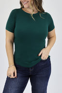 The Ribbed Basic Crewneck Tee