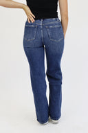 Bootcut Jeans - Buttonfly Medium Wash