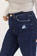 Bootcut Jeans - Dark Distressed