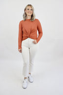 Bootcut Jeans - Crop Kick White