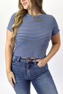 The Striped Baby Lettuce Tee (BLT)