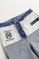 Wide Leg Jeans - Medium Distressed