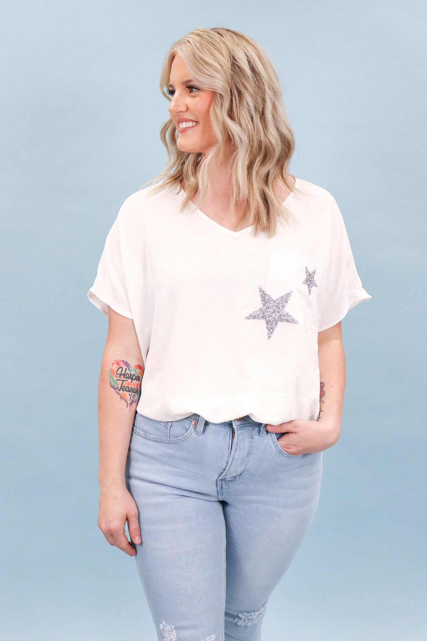 Star Of The Show V-Neck Top