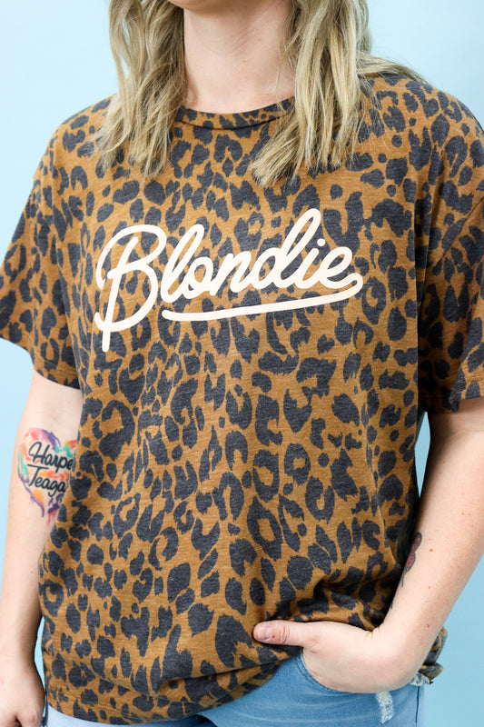 Blondie Graphic Leopard Tee