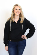 The Weekender V-Neck Hoodie - Final Sale