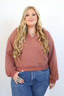 The Weekender V-Neck Hoodie - Final Sale