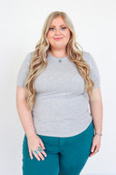 The Ribbed Basic Crewneck Tee