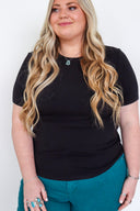 The Ribbed Basic Crewneck Tee