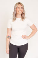 The Ribbed Basic Crewneck Tee