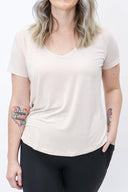 The Basic V Neck Tee - Final Sale