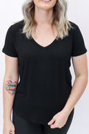 The Basic V Neck Tee - Final Sale
