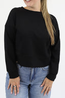 The Cloud Open Back Sweater