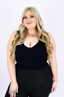 The Essential Crop | V Neck Top Bralette - Final Sale