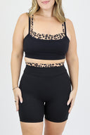 Tummy Control Layered Biker Short