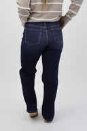 Wide Leg Jeans - Dark Wash