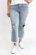 Wide Leg Crop Jeans by RFM - FINAL SALE