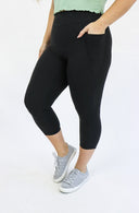 Tummy Control Capri Leggings