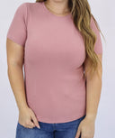 The Ribbed Basic Crewneck Tee