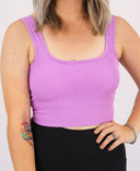 The Essential Crop | Padded Squareneck Bralette - Final Sale