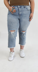 Wide Leg Crop Jeans by RFM - FINAL SALE