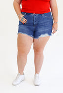 Tummy Control Denim Shorties by Alexander Jane *FINAL SALE*