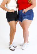Tummy Control Denim Shorties by Alexander Jane *FINAL SALE*