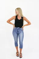 Tummy Control Capri Jeans by RFM