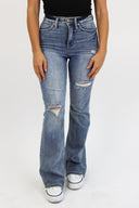 Tummy Control Flare Jeans by RFM