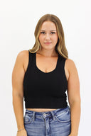 Sweater Crop Tank