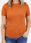 The Ribbed Basic Crewneck Tee