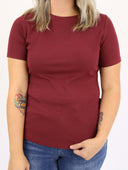 The Ribbed Basic Crewneck Tee