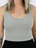 The Essential Crop | Revived Tank Top Bralette - Final Sale