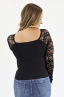 Lace Long Sleeve Top
