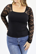 Lace Long Sleeve Top