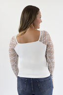 Lace Long Sleeve Top
