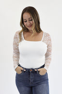 Lace Long Sleeve Top